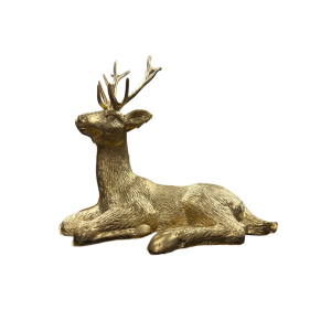 Deko Hirsch Gold 1